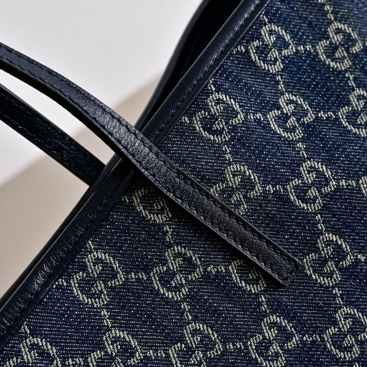 GUCCI Generation Gucci GG Denim Tote Bag Large-874745